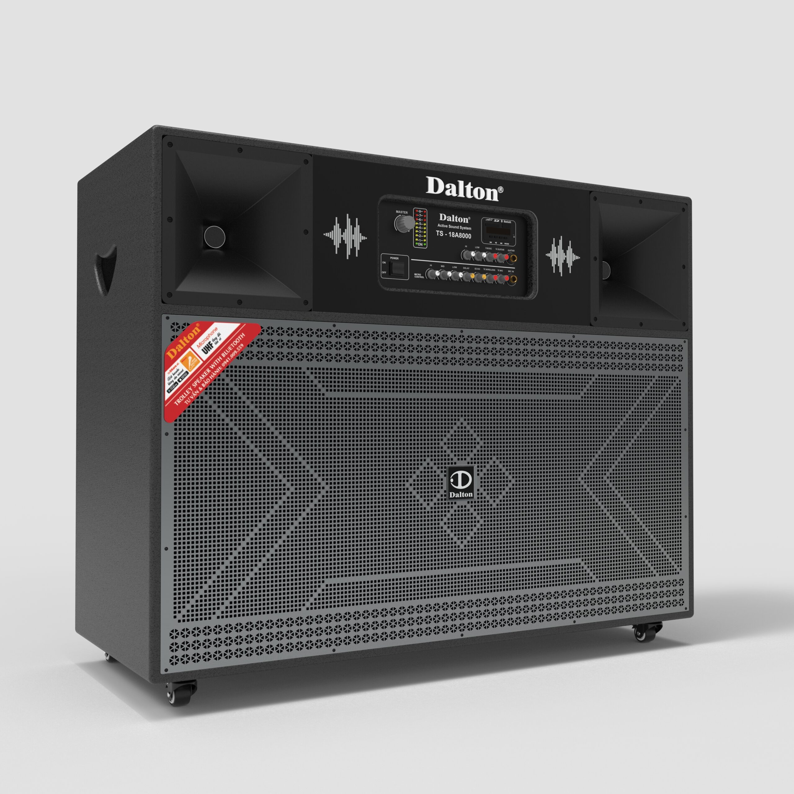 Loa kéo điện Karaoke Dalton 3000W TS-18A8000